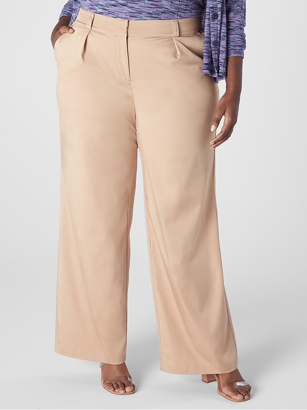 NWT Lane Bryant | Tailored Wide Leg Chino Pant